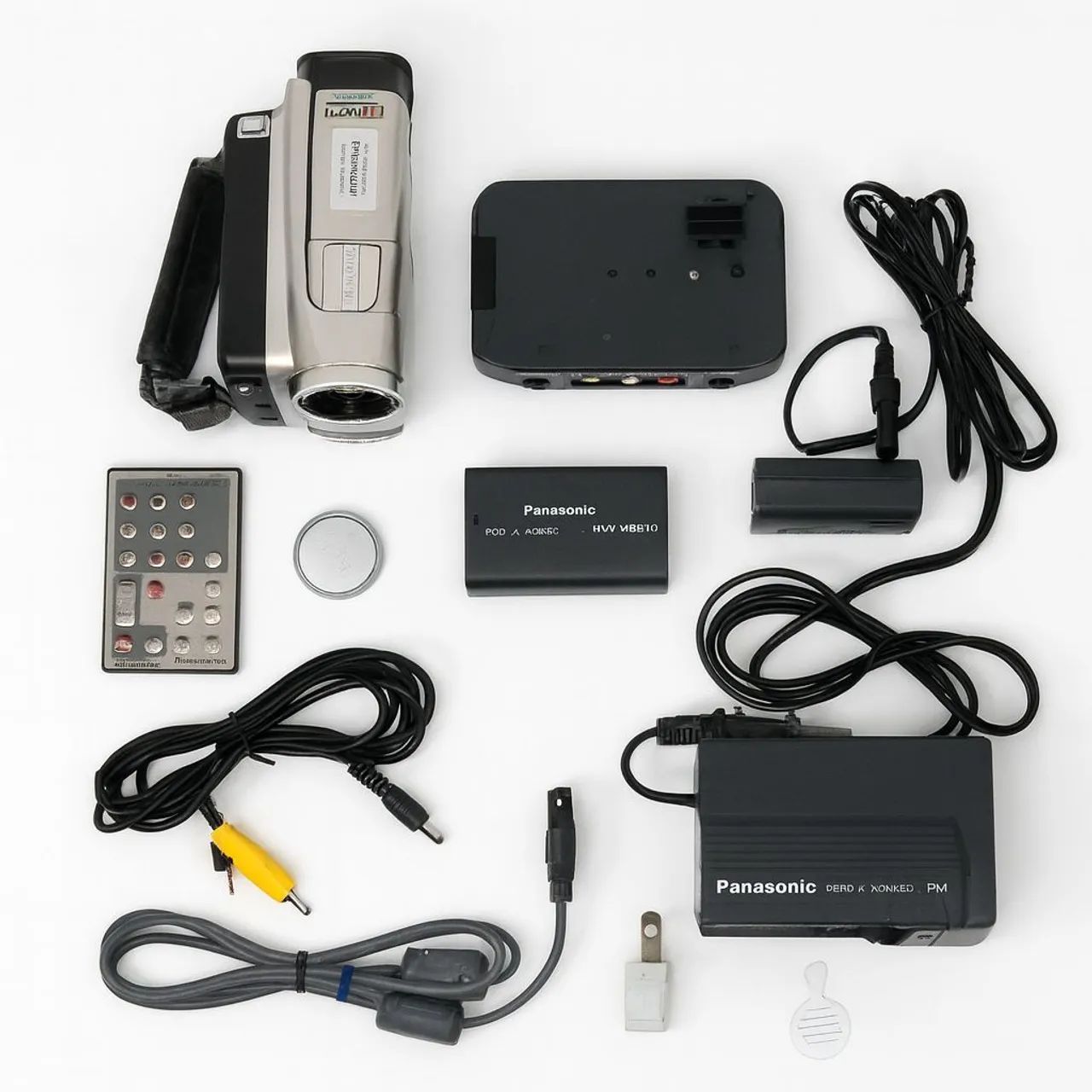 Panasonic filmadora bag com acessórios PVDV700 EG DVC digital camcorder