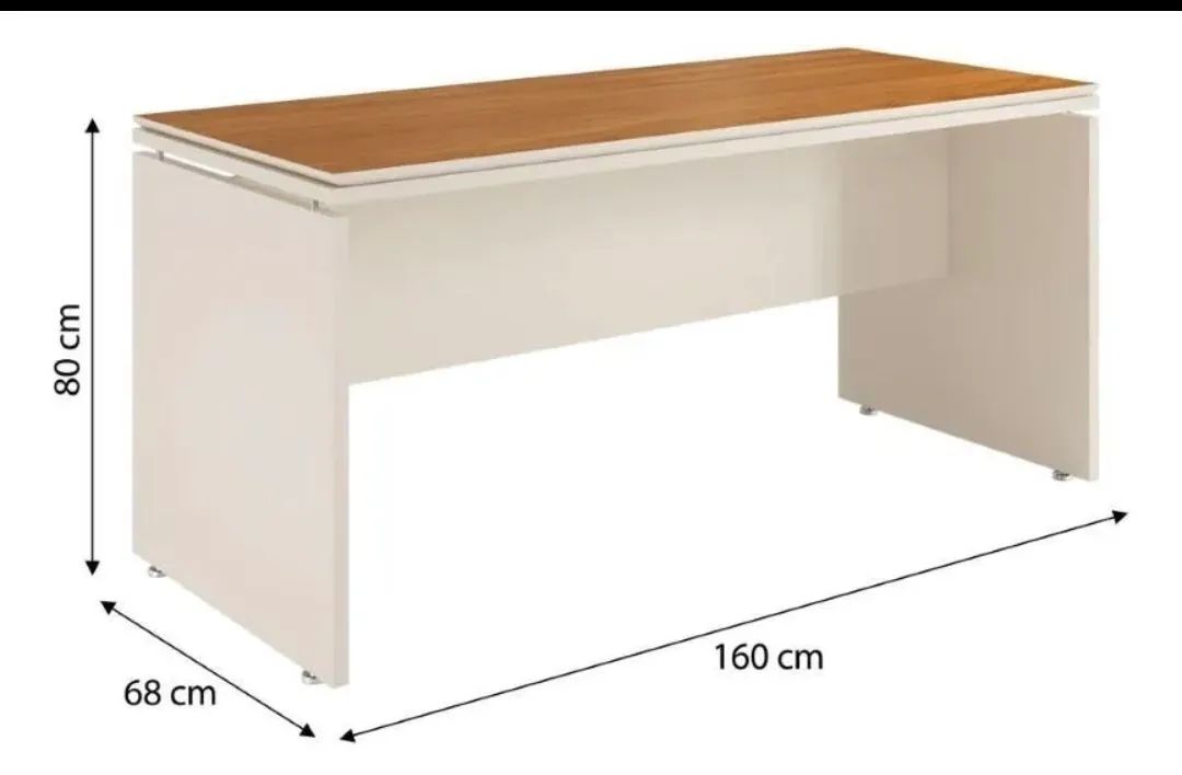 Mesa de Escritório Executiva 1,60m - Robusta (Lapa) - Foto 5