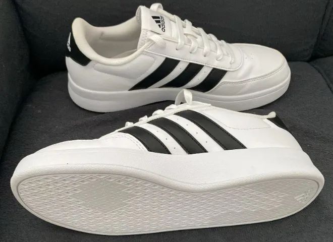 Tênis Adidas Breaknet - Branco+Preto