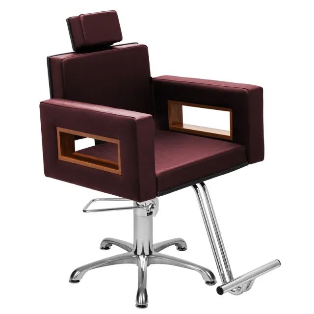 Cadeira de Cabeleireiro Lisboa Encosto Fixo Base Estrela - Foto 3