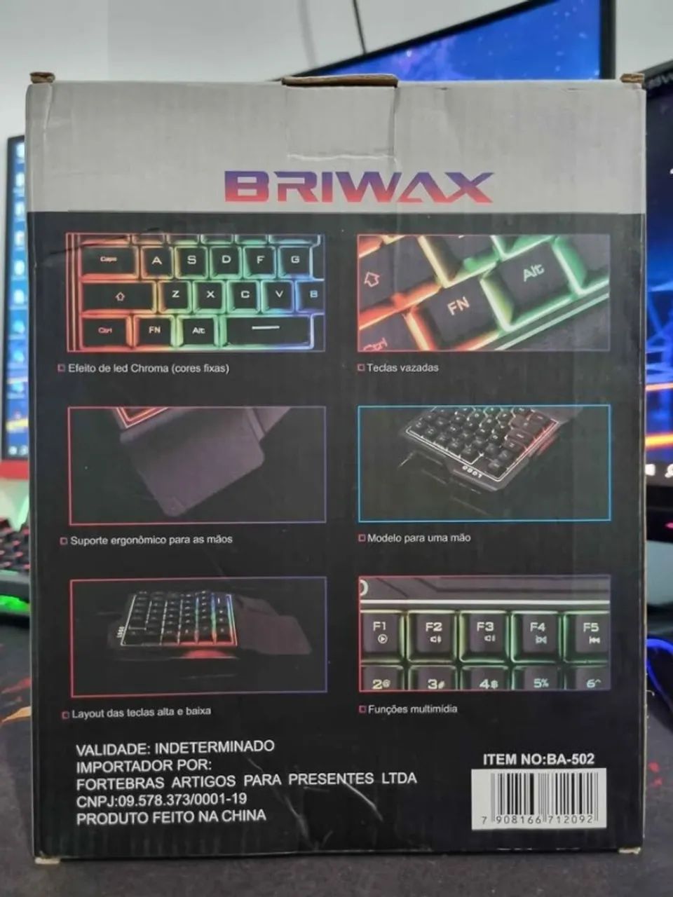  Teclado Semi-Mecanico para Console ou celular - USB - Foto 2