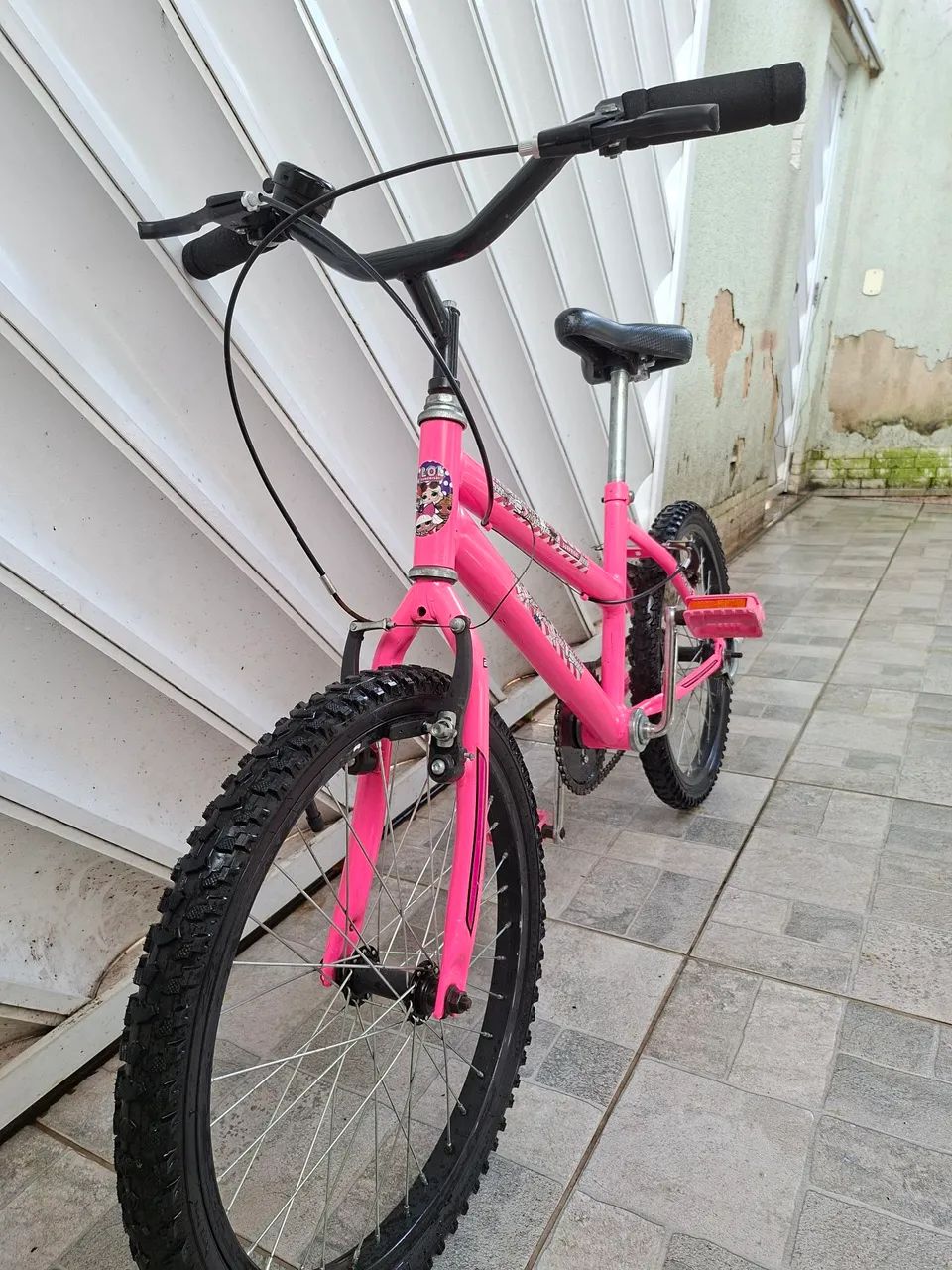Bicicleta Infantil Rosa Aro 20 - Foto 3