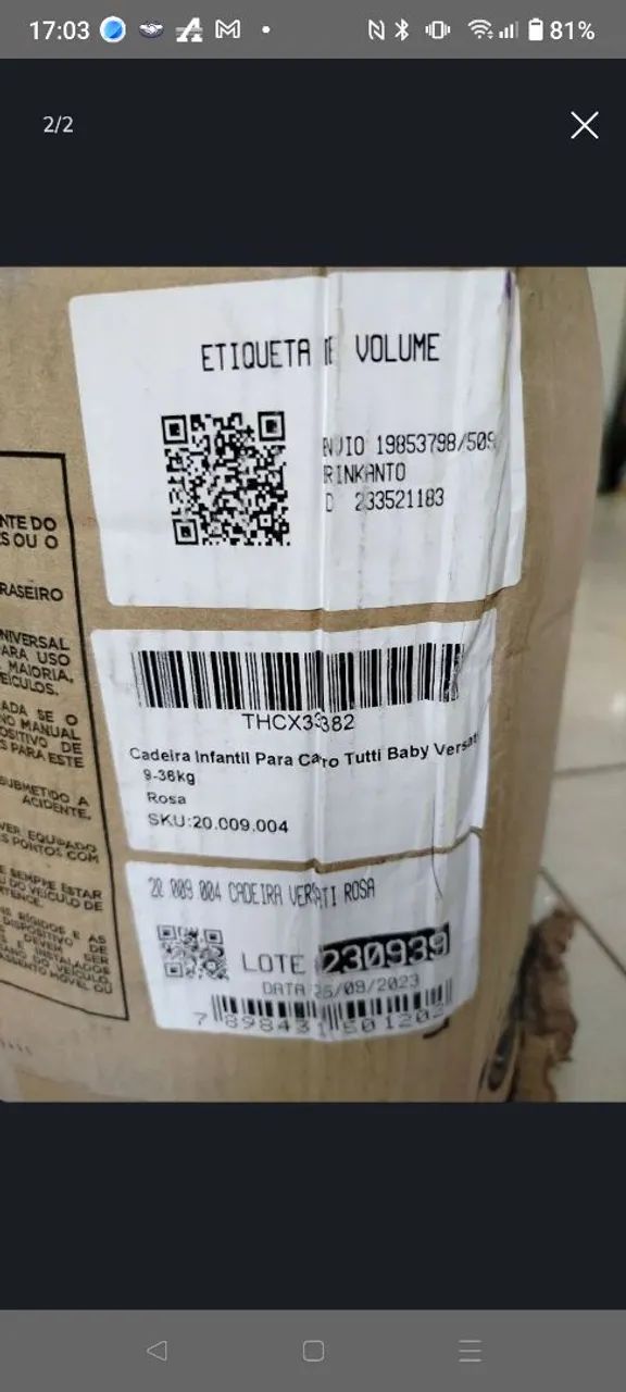 Cadeira para carro Tutti  - Foto 2