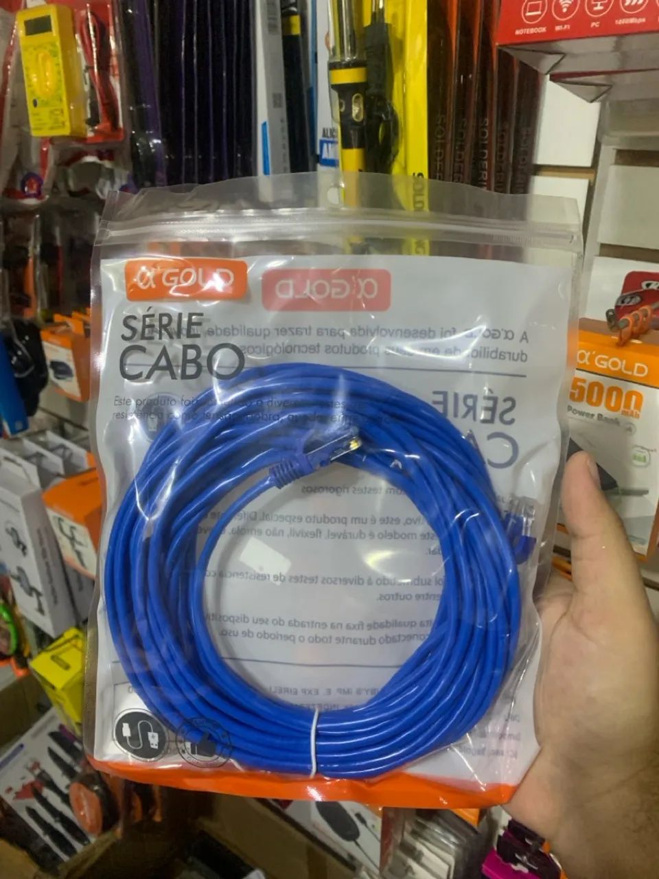 Cabos Ethernet 2M,10M,20M,30M e 50M