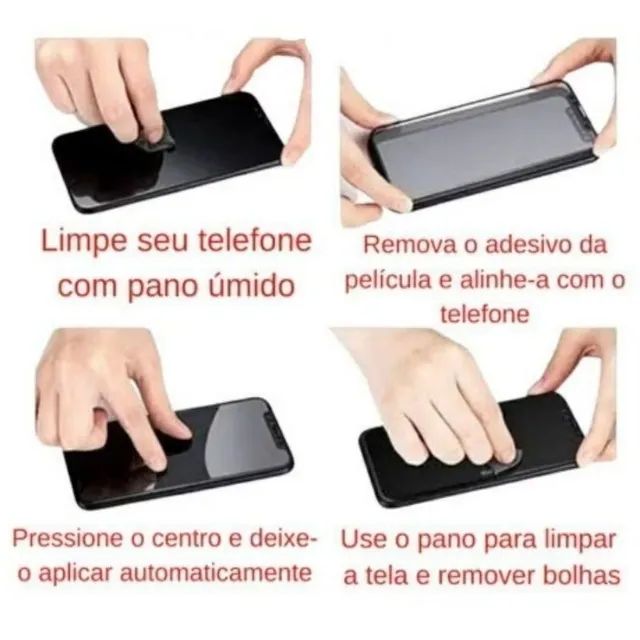 Película Vidro 3D Pra Xiaomi Note 8 Pro - Foto 5