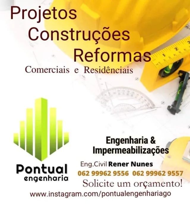 Reformas Projetos e Construções em geral 
