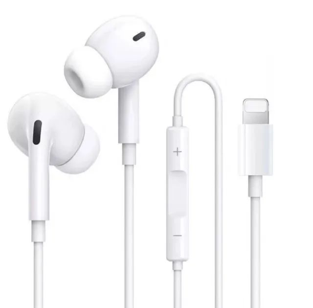 Fone de Ouvido com fio Compatível iPhone 7/8/x/xr/xs da cor Branco - Foto 2