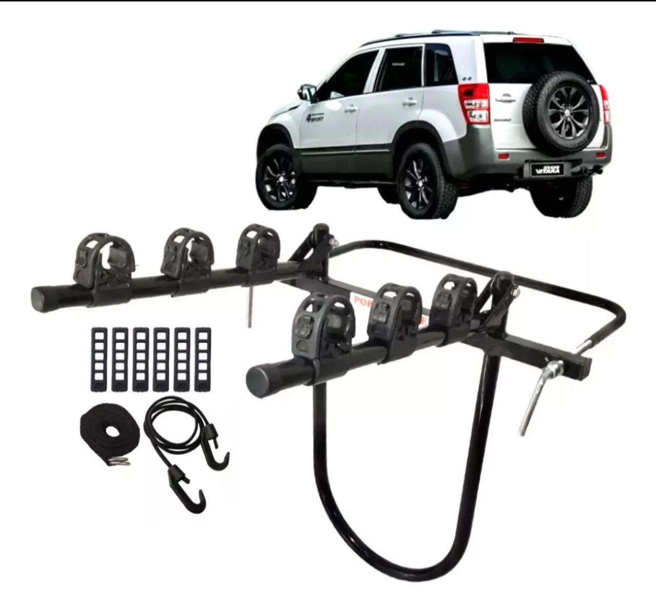 Suporte para Bicicleta estepe de Carro - Foto 3