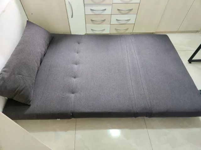Sofá cama 2 lugares semi-novo - Foto 2