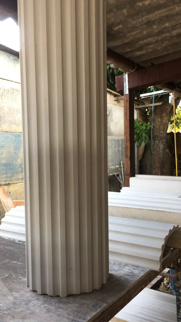 Coluna romana ou lisa em gesso - Foto 5