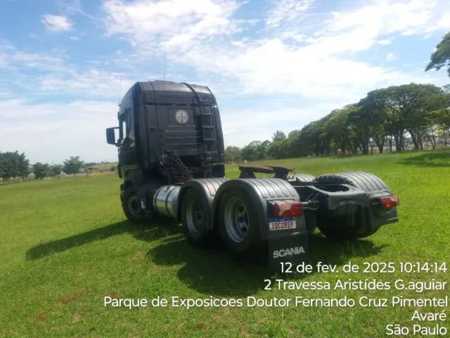 Scania 124 R420 Highiline 6x2 Preto - Foto 9