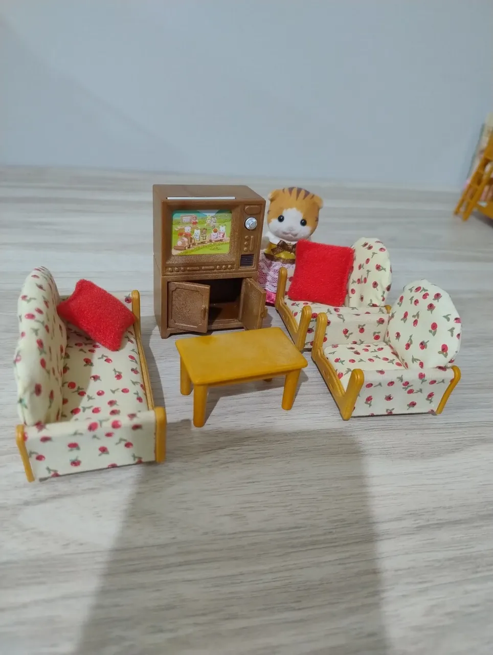 Sylvanian famíles moveis sala