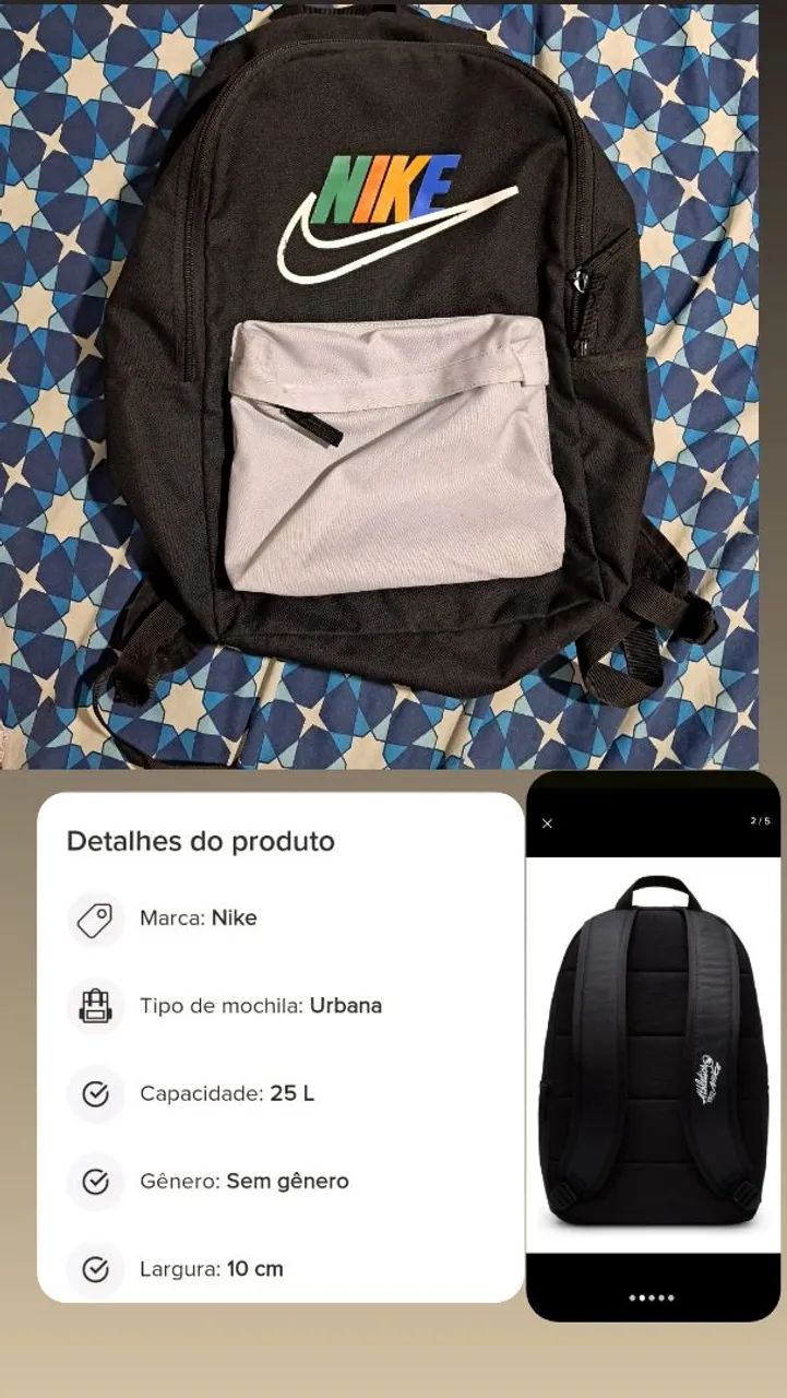 Mochila Nike original 