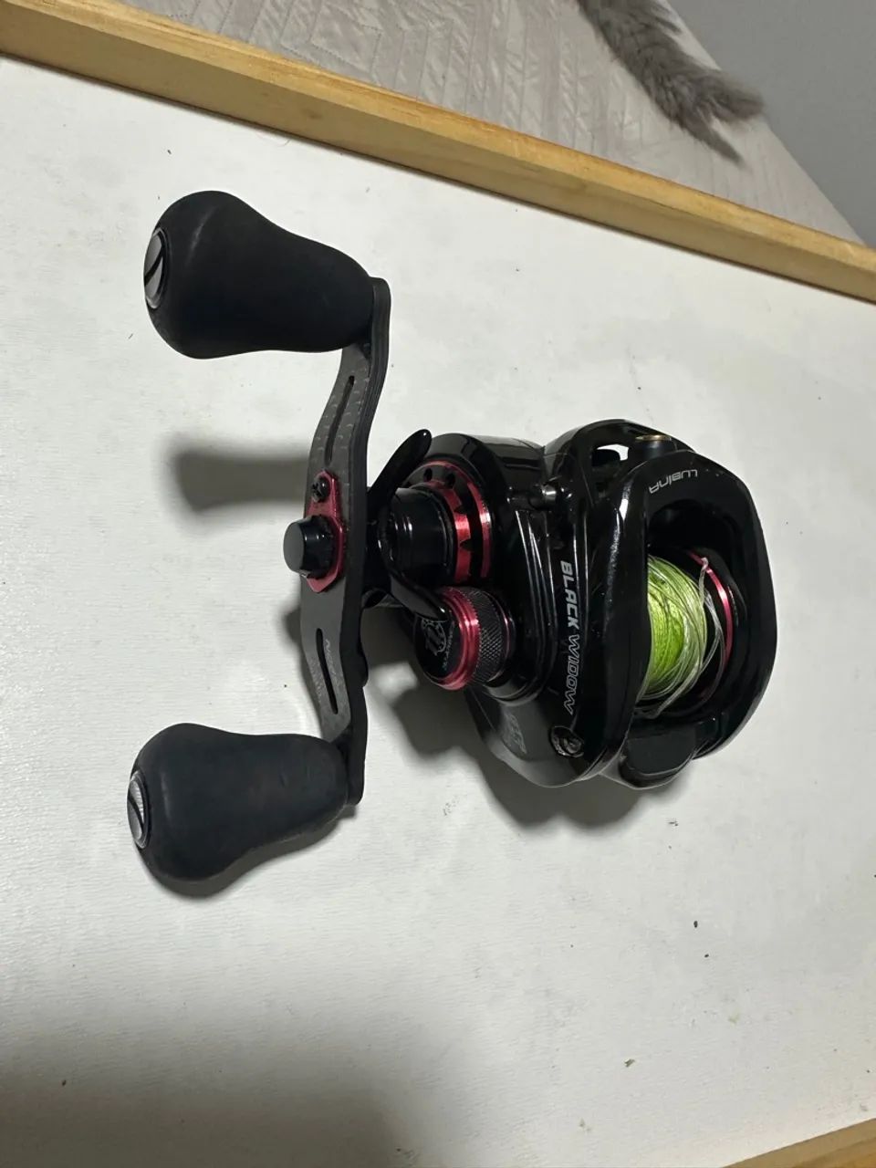 Carretilha Lubina Black Widow GTS - Marine Sports