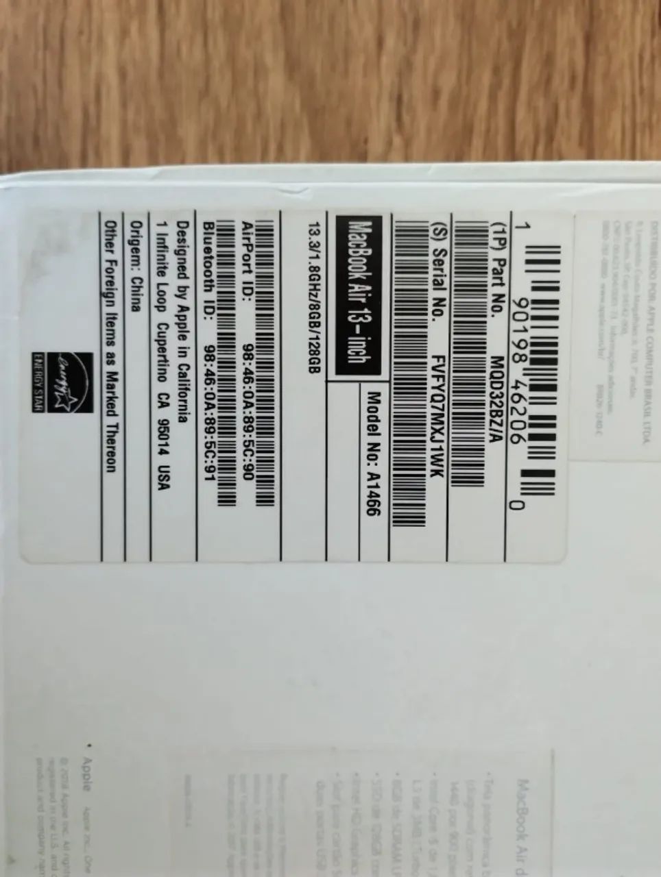 Macbook air 13-inch 2017 8 gb ram usado (com caixa) - Foto 2