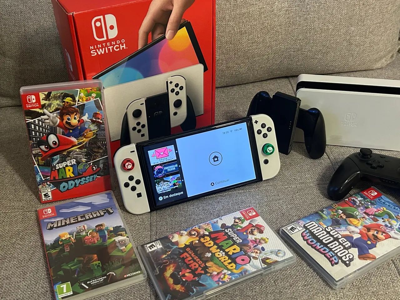 Nintendo Switch + Jogos