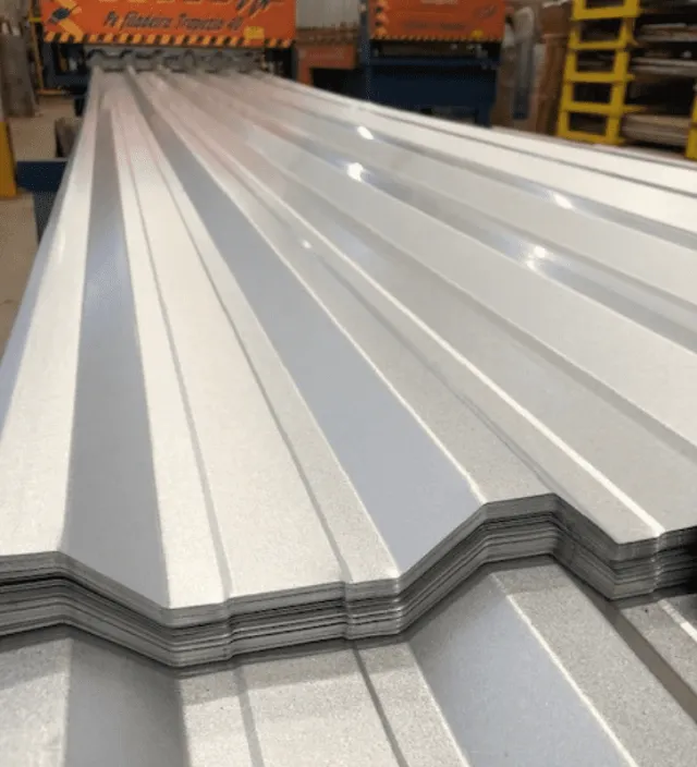 Telha de zinco barata - telha trapezoidal o metro a vista R$38,90