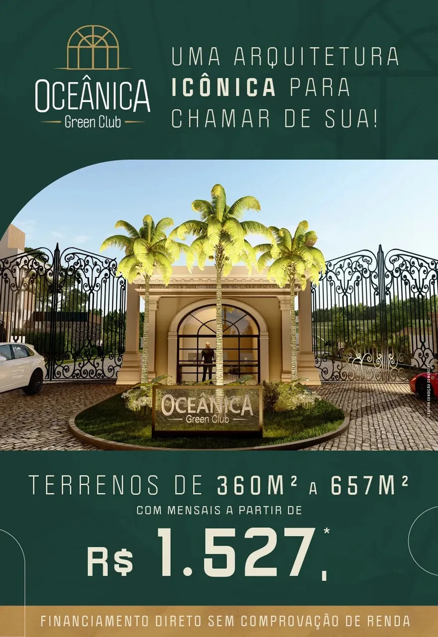 Terrenos amplos em condomínio com infraestrutura completa em Serra Grande - Niterói - RJ