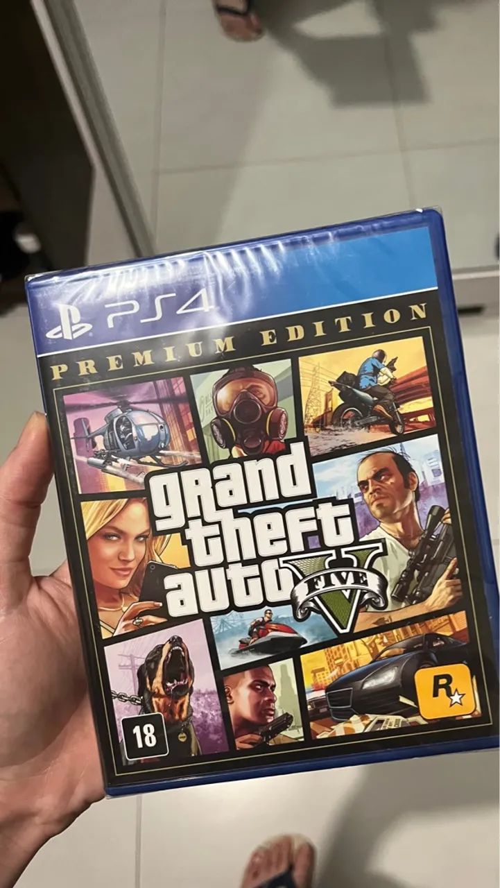 GTA V Premium Edition Lacrado- PS4