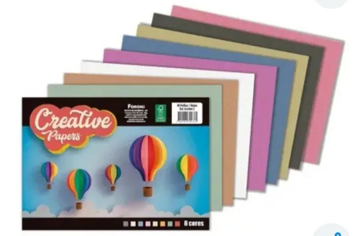 Papel dobradura creative papers 48 fls A4 - Foto 2