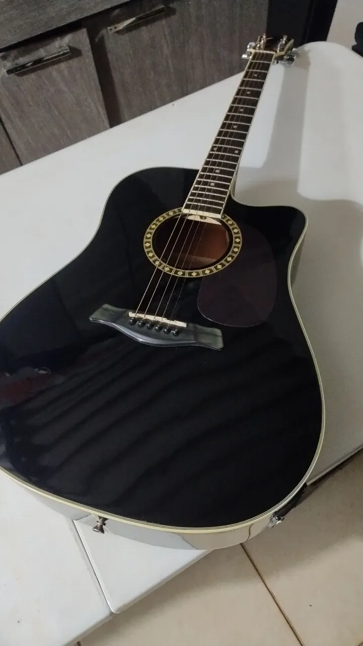 Violão Acústico Preto