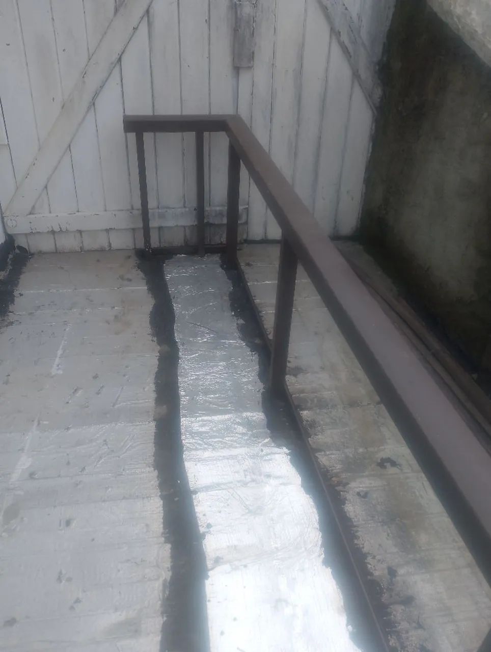 Corrimão e Área Externa