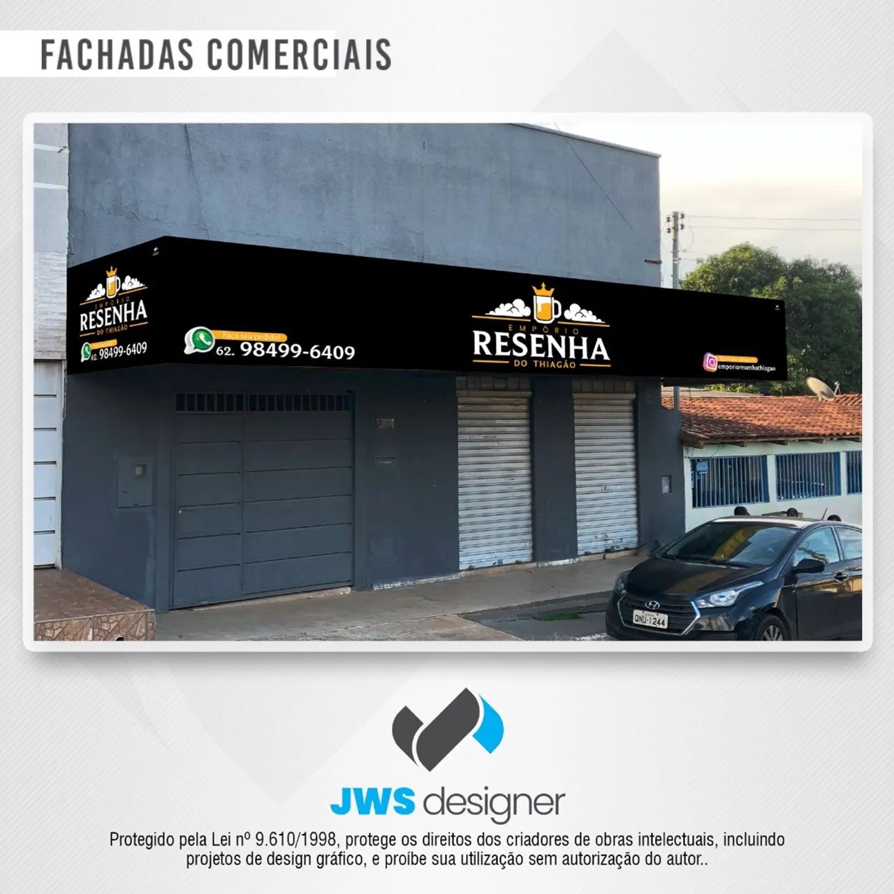 Fachada para Comércio em geral