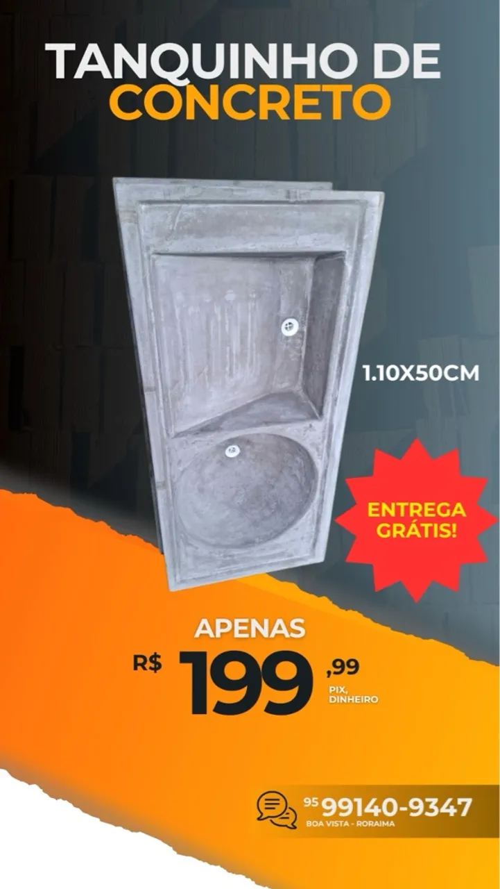 Tanques de concreto entrega grátis