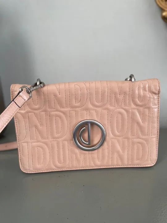 Bolsa Dumond, nude/rosa, tamanho médio