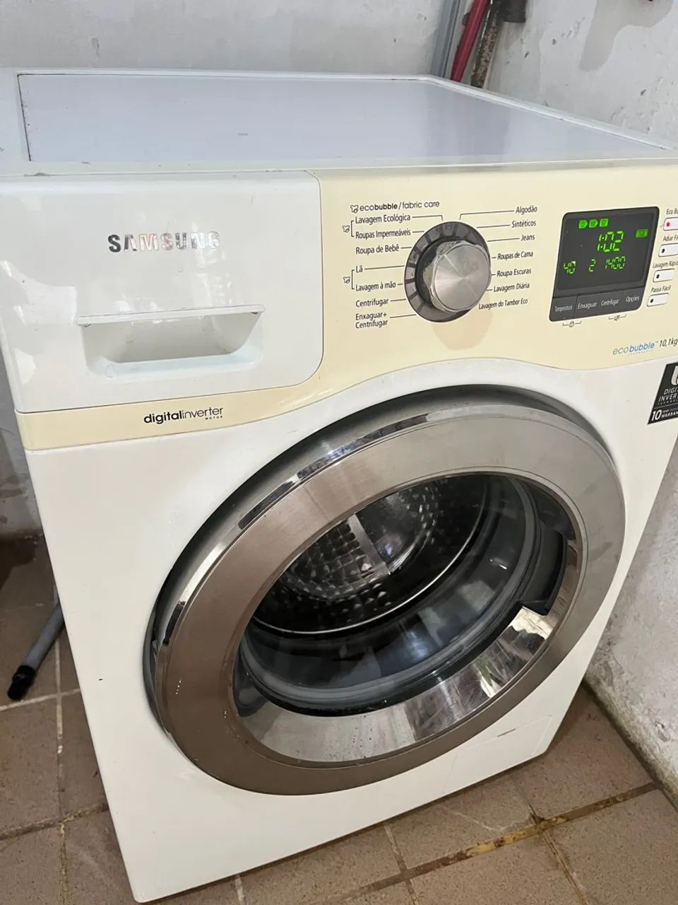 Máquina de Lavar Roupa Samsung 10,1kg EcoBubble