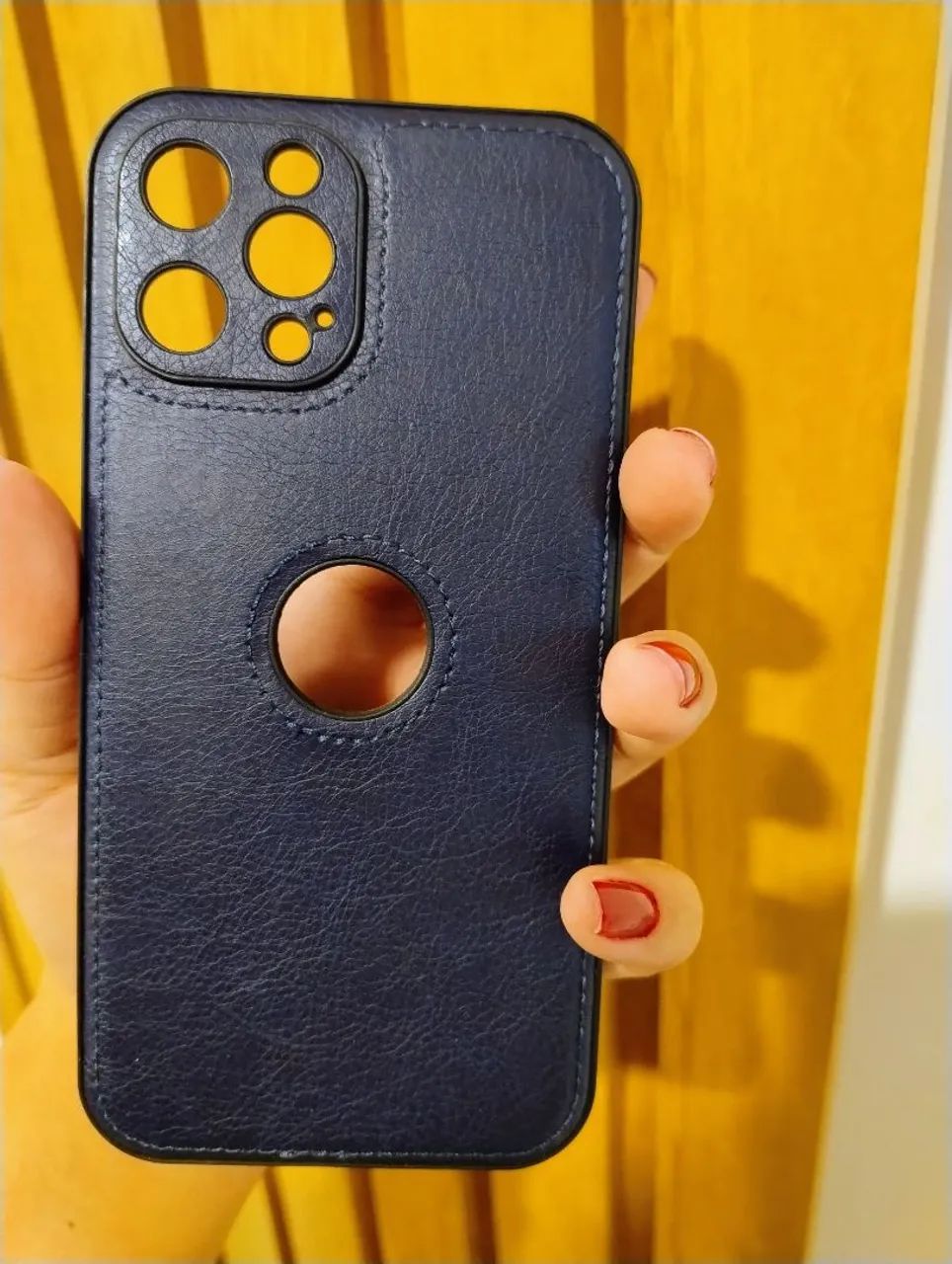 Capa de Couro para iPhone - Foto 2