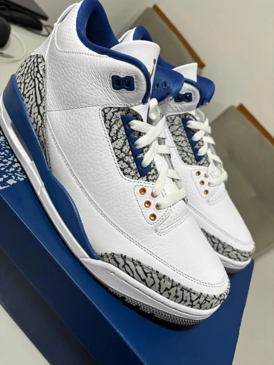 Tênis Air Jordan 3 Retrô Masculino Original - Foto 4