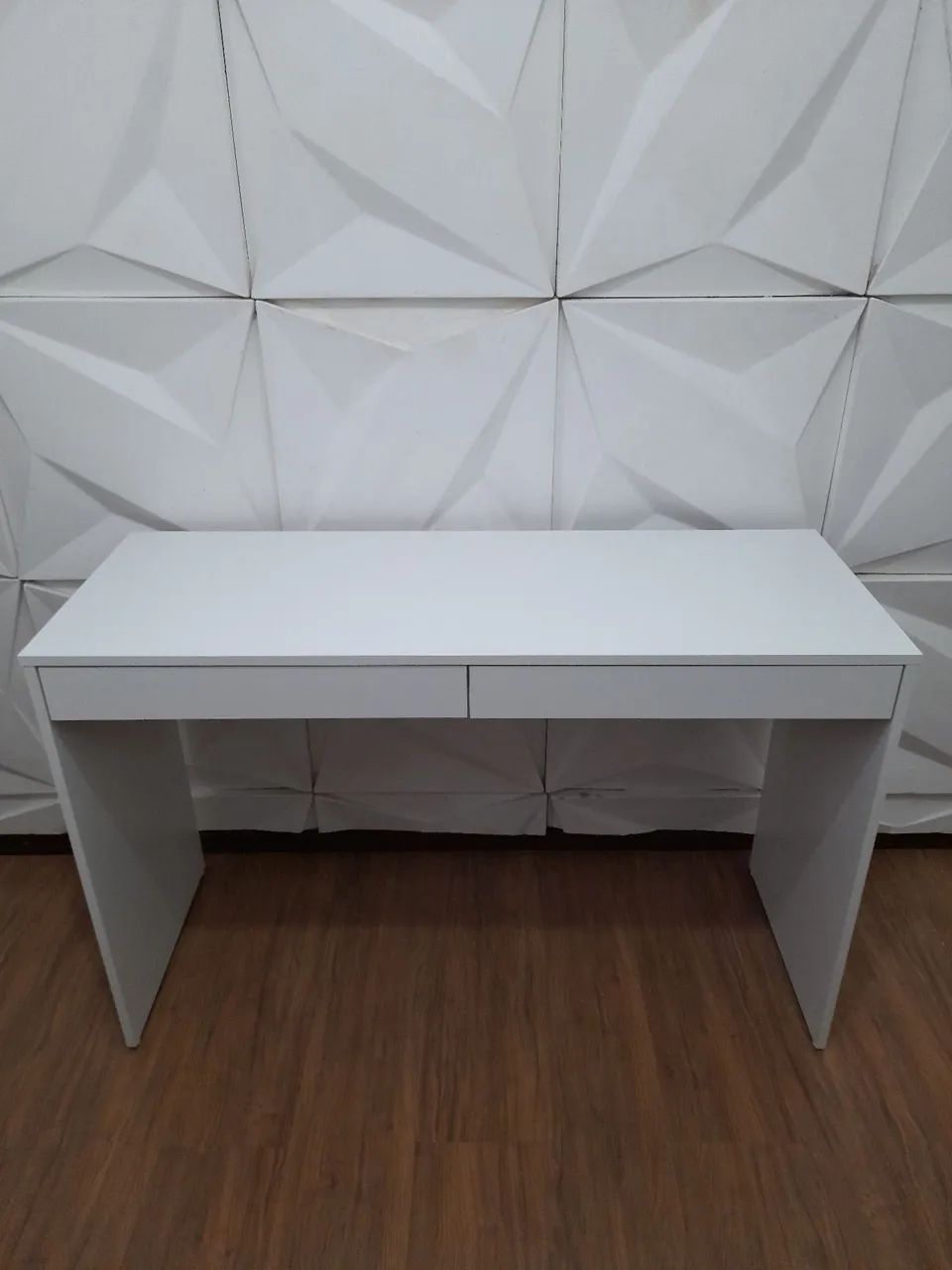 Escrivaninha Escritório 100% MDF Com 2 Gavetas - NOVA 