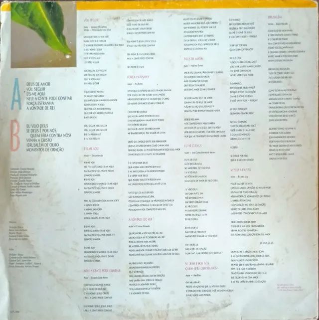 Lp Disco de Vinil Gospel Evangélico Cristina Miranda - Deus de Amor - Foto 2