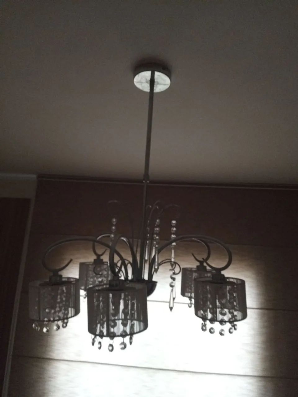 Lustre com cristal e base cromado  - Foto 4