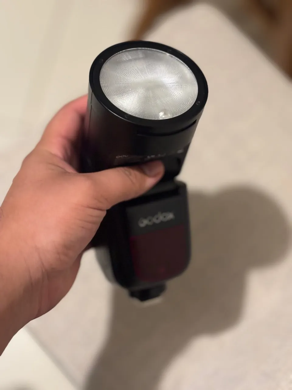 Flash cânon Godox V1 a bateria