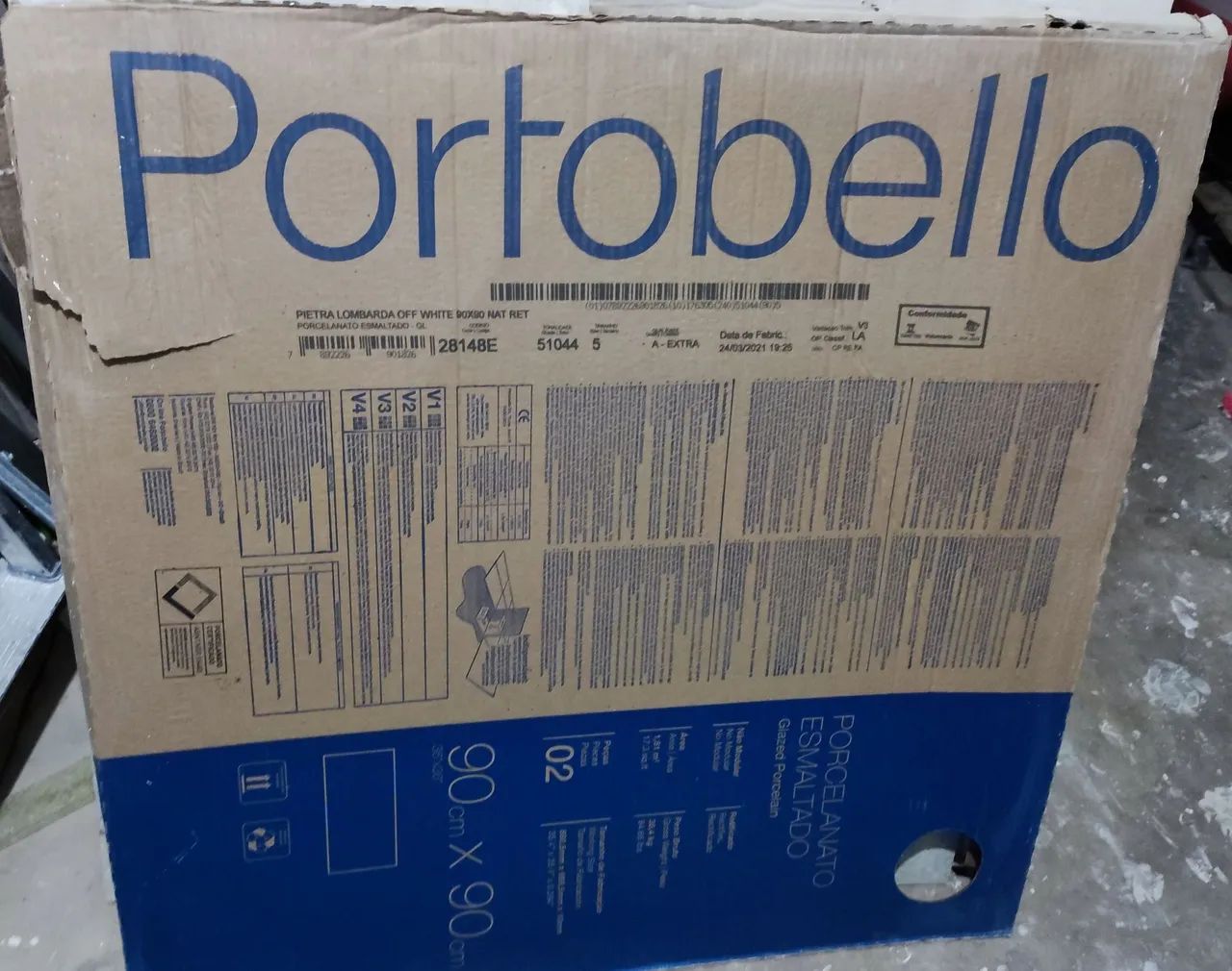 PORCELANATO PORTOBELLO 90X90 - Foto 2