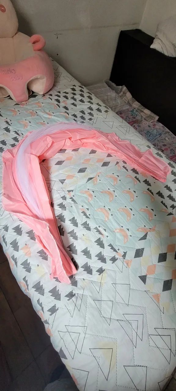 Mosquiteiro De Mosquitos Portáteis Para Bebês Leve e Dobrável Para Bebês Saúde Envio Imedi - Foto 2