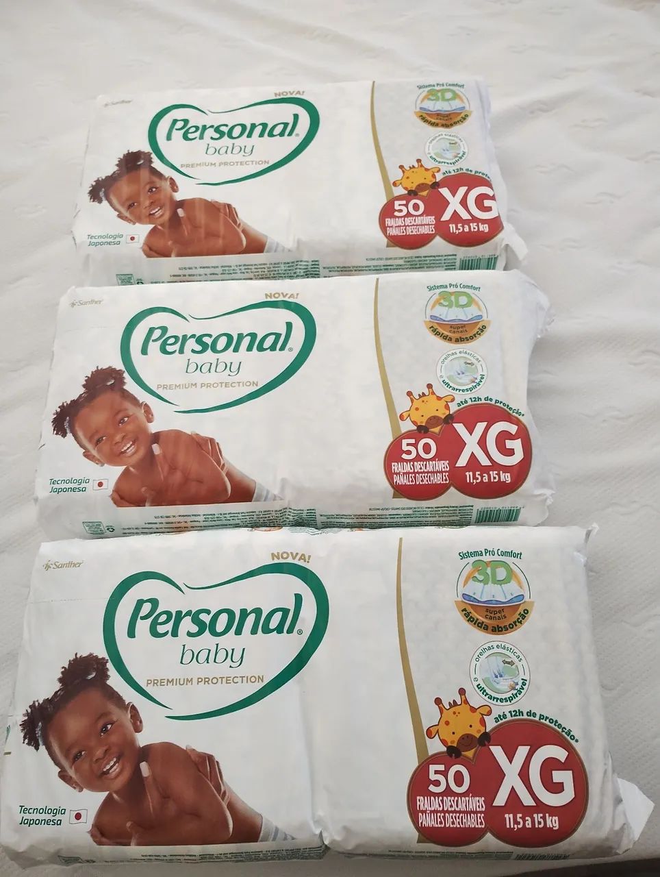 150 fraldas + 192 lenços umedecidos  - Foto 3