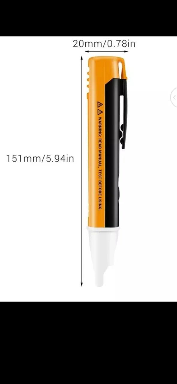 Kit 3 peças Detector de Tensão - Voltage Tester Pen - Novo - Foto 4