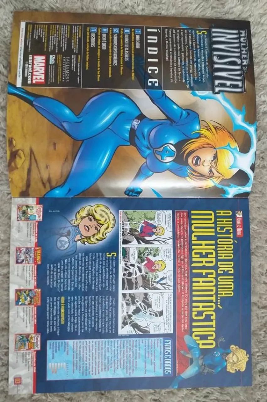 Mulher Invisível - Coleção de Miniaturas Marvel Eaglemoss n. 41 - Foto 5