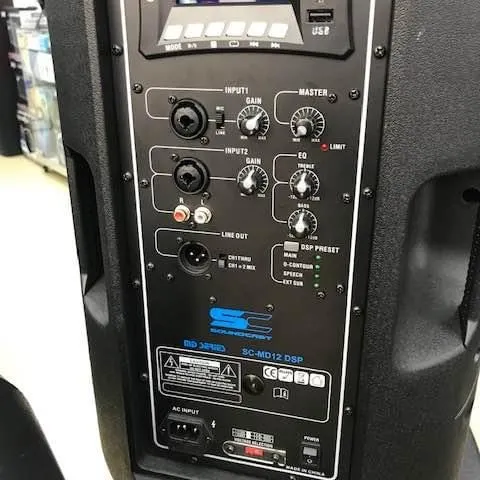 Caixa de som ativa Sound Cast md12