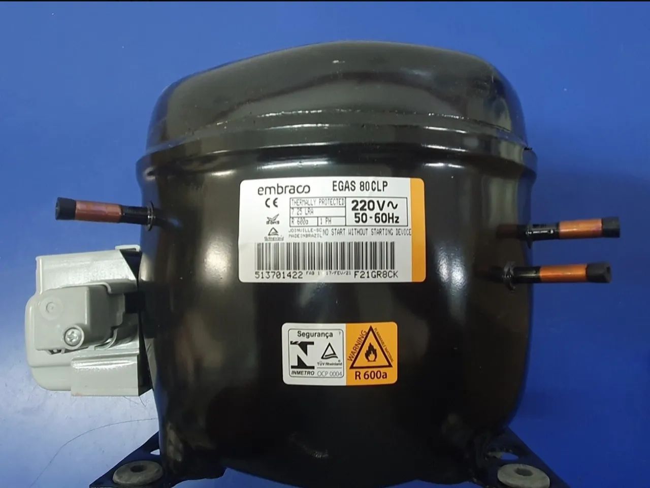 Compressor geladeira 1/4  - Foto 2