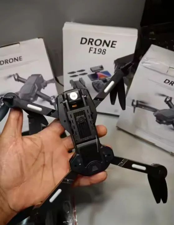 Drone F198 motores escovado brushess 2 câmeras  - Foto 2