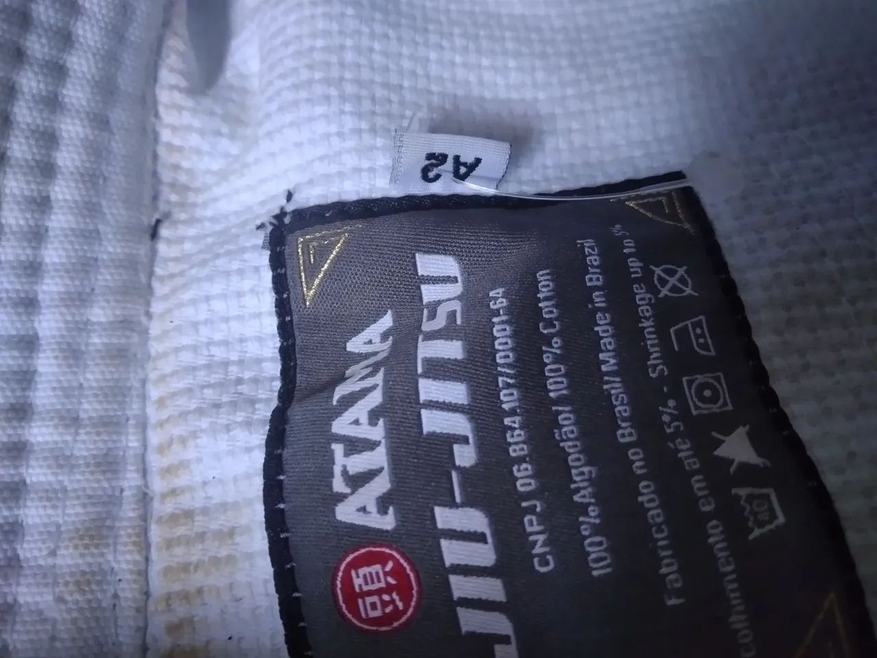 Kimono de Jiu-Jitsu Branco - Tamanho A - Foto 4