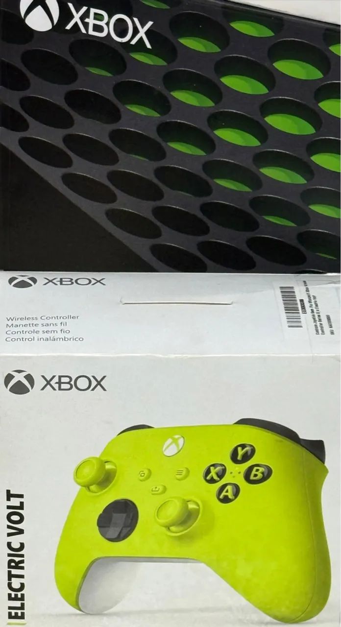 Controle Xbox Wireless - na caixa