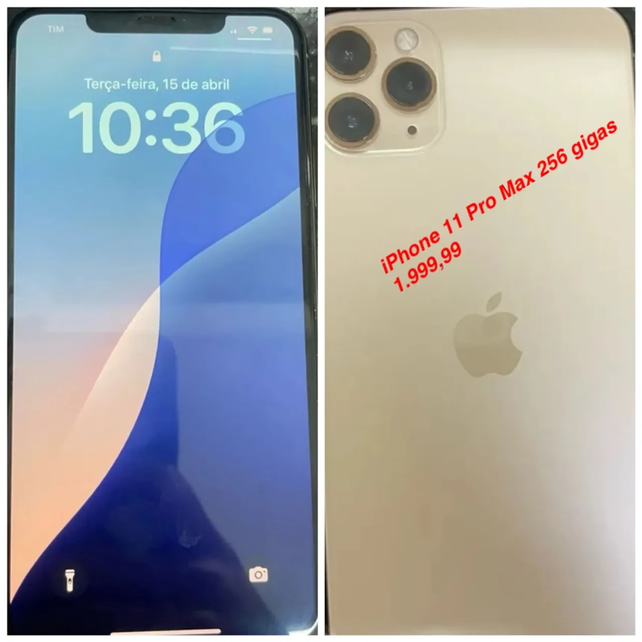 iPhone 11 Pro Max dourado