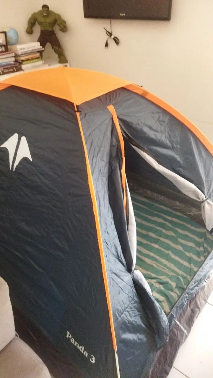Barracas de acampamento  3 pessoas náutica (ntk) panda - Foto 3