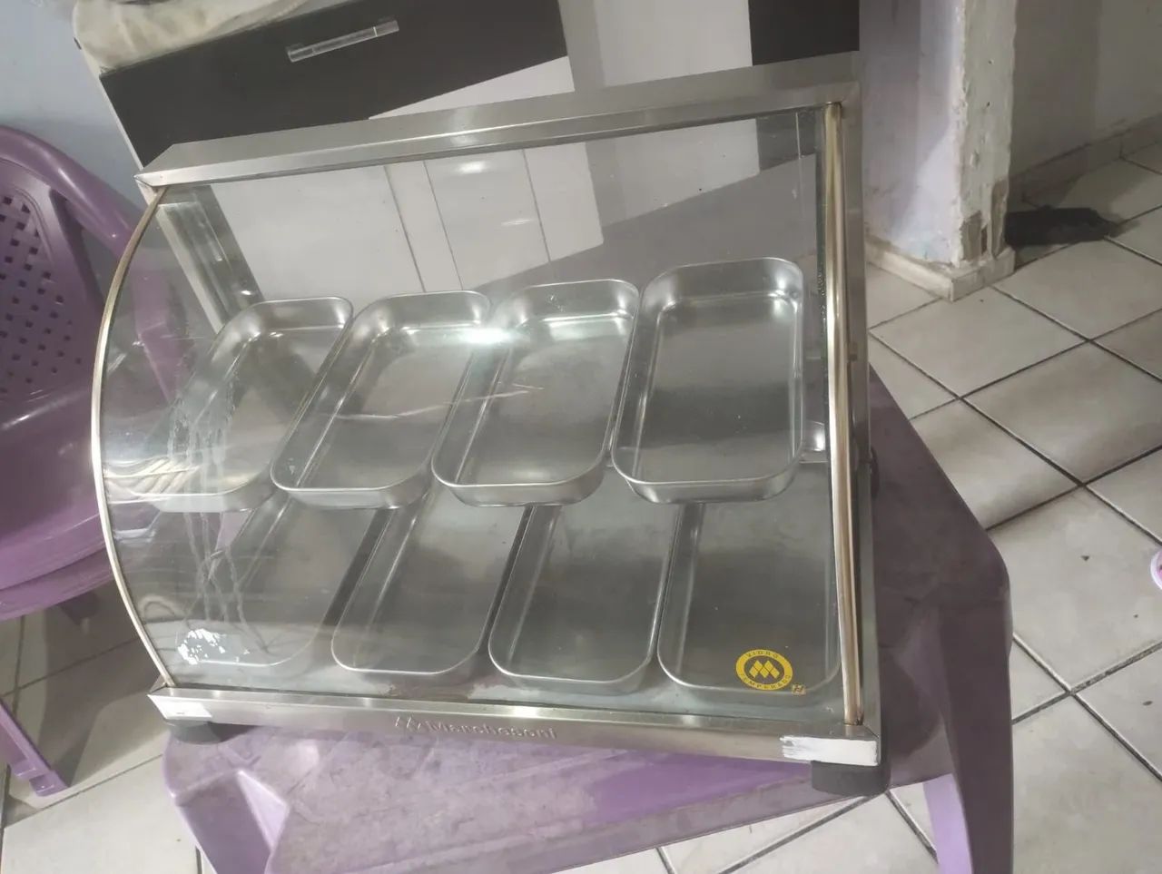 Vitrine Expositora para Lanches