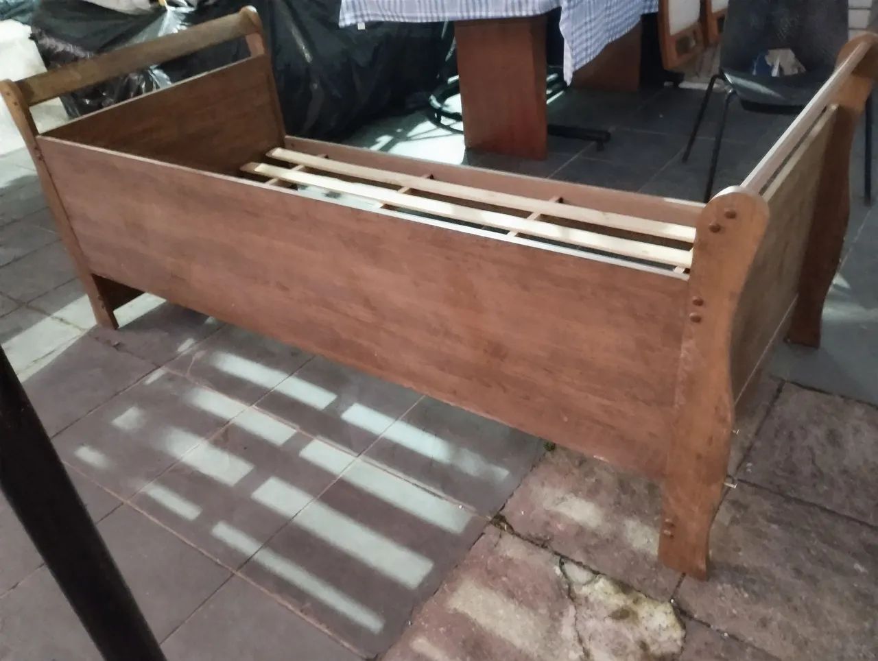 Cama de madeira com estrado SOLTEIRO  - Foto 5